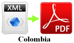Convertir XML a PDF Colombia