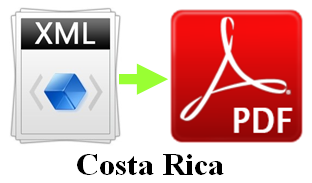 Convertir XML a PDF Costa Rica